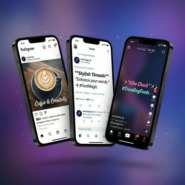 Using Stylish Fonts on Social Media